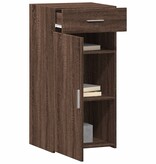 VidaXL Dressoir 45x42,5x93 cm bewerkt hout bruin eikenkleur