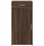 VidaXL Dressoir 45x42,5x93 cm bewerkt hout bruin eikenkleur