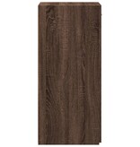 VidaXL Dressoir 45x42,5x93 cm bewerkt hout bruin eikenkleur