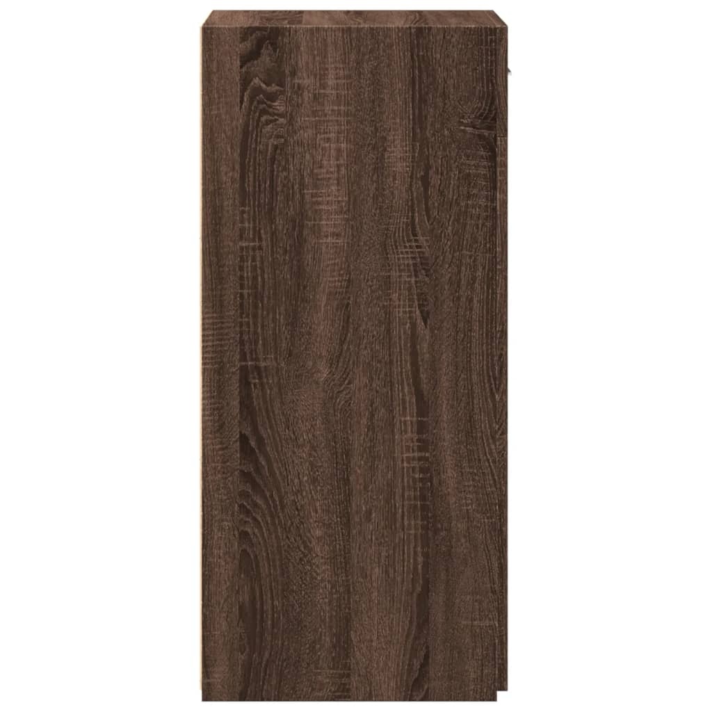 VidaXL Dressoir 45x42,5x93 cm bewerkt hout bruin eikenkleur