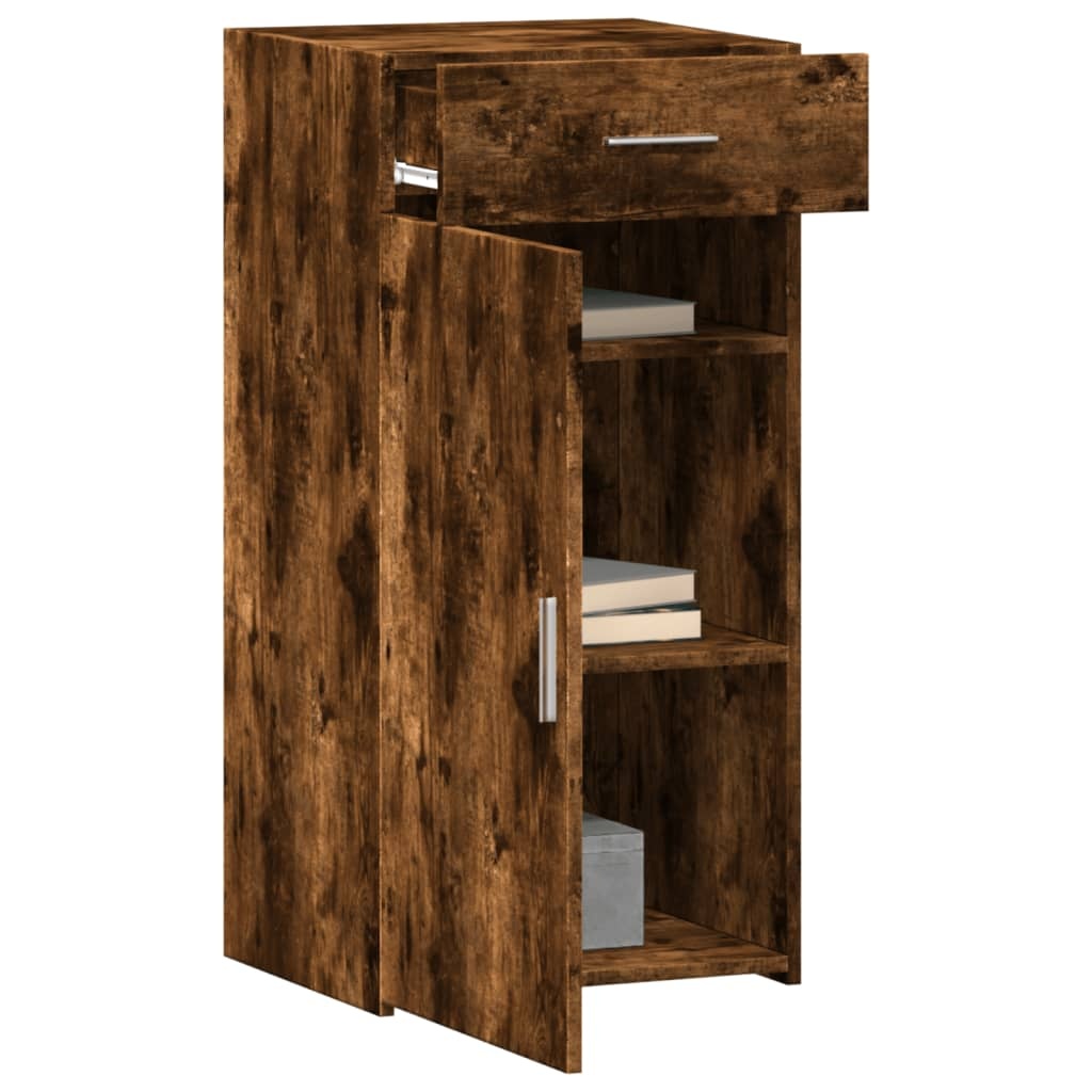 VidaXL Dressoir 45x42,5x93 cm bewerkt hout gerookt eikenkleurig