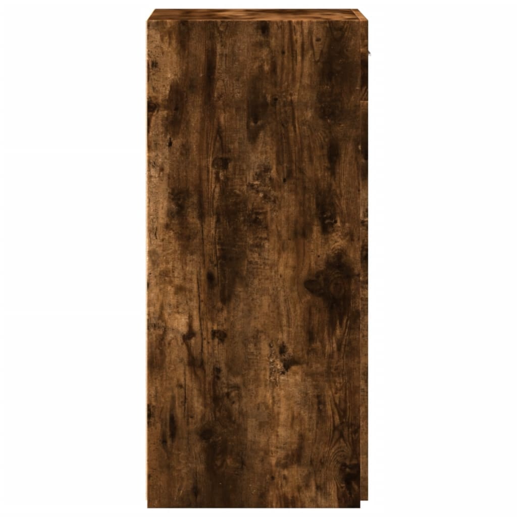 VidaXL Dressoir 45x42,5x93 cm bewerkt hout gerookt eikenkleurig