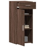 VidaXL Dressoir 40x42,5x93 cm bewerkt hout bruin eikenkleur