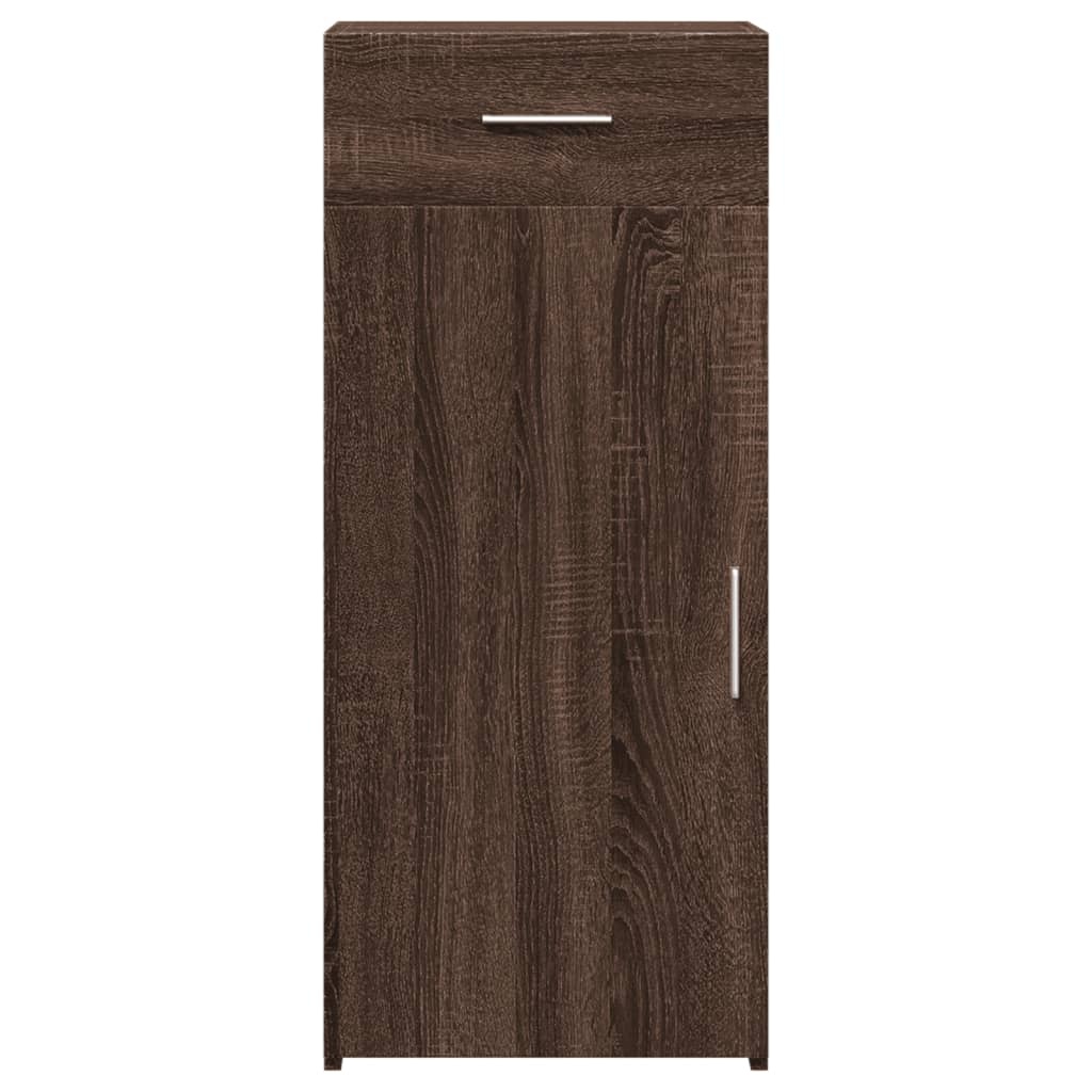 VidaXL Dressoir 40x42,5x93 cm bewerkt hout bruin eikenkleur