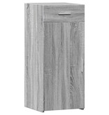 VidaXL Dressoir 40x42,5x93 cm bewerkt hout grijs sonoma eikenkleur