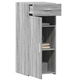 VidaXL Dressoir 40x42,5x93 cm bewerkt hout grijs sonoma eikenkleur