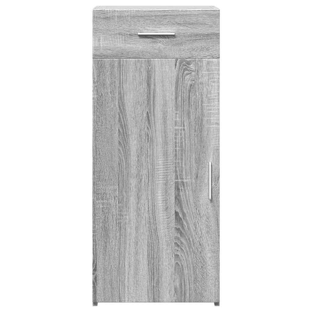 VidaXL Dressoir 40x42,5x93 cm bewerkt hout grijs sonoma eikenkleur
