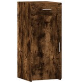 VidaXL Dressoir 40x42,5x93 cm bewerkt hout gerookt eikenkleurig