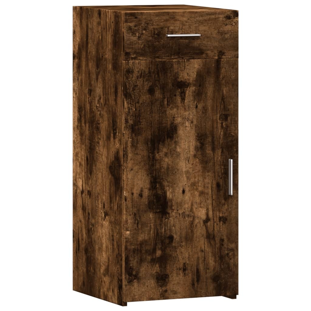 VidaXL Dressoir 40x42,5x93 cm bewerkt hout gerookt eikenkleurig