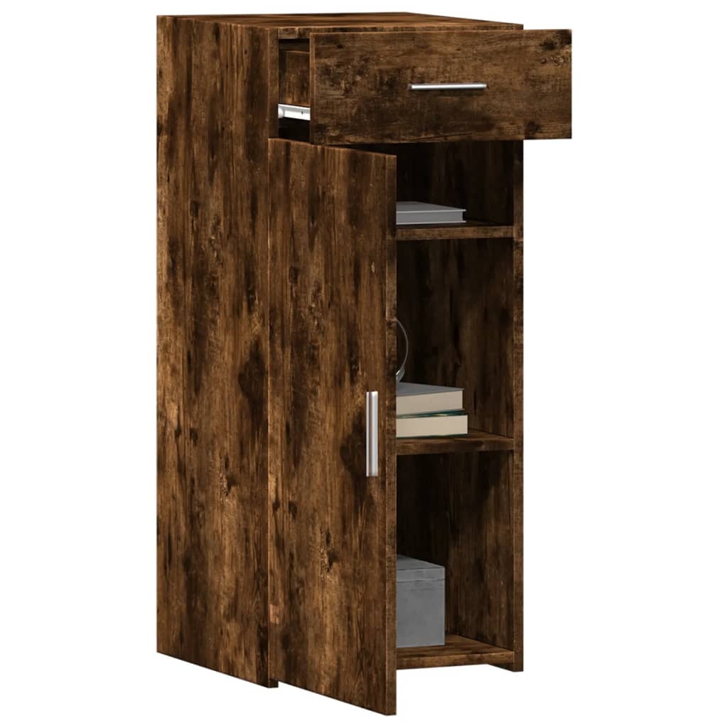 VidaXL Dressoir 40x42,5x93 cm bewerkt hout gerookt eikenkleurig