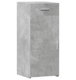 VidaXL Dressoir 40x42,5x93 cm bewerkt hout betongrijs