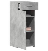 VidaXL Dressoir 40x42,5x93 cm bewerkt hout betongrijs