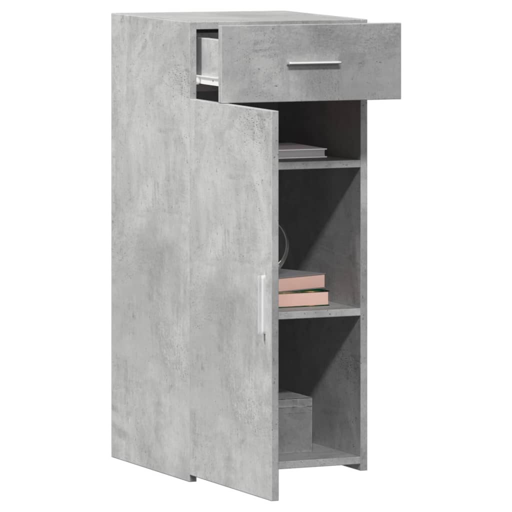 VidaXL Dressoir 40x42,5x93 cm bewerkt hout betongrijs