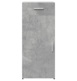VidaXL Dressoir 40x42,5x93 cm bewerkt hout betongrijs