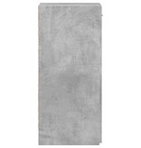 VidaXL Dressoir 40x42,5x93 cm bewerkt hout betongrijs