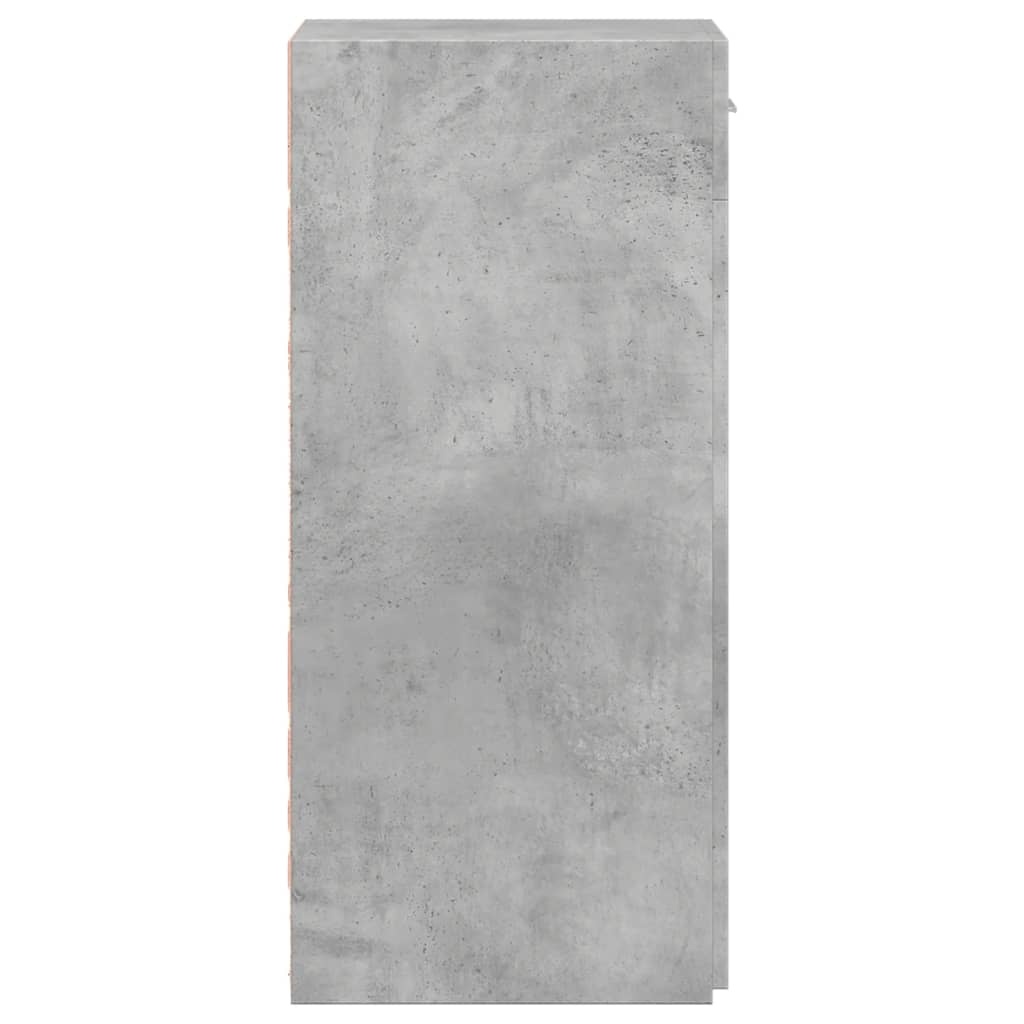 VidaXL Dressoir 40x42,5x93 cm bewerkt hout betongrijs