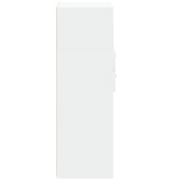 VidaXL Hoge kast 50x42,5x124 cm bewerkt hout wit