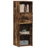 VidaXL Hoge kast 40x42,5x124 cm bewerkt hout gerookt eikenkleurig