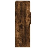 VidaXL Hoge kast 40x42,5x124 cm bewerkt hout gerookt eikenkleurig
