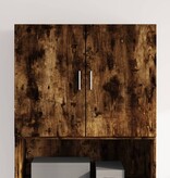 VidaXL Wandkast 80x42,5x64 cm bewerkt hout gerookt eikenkleurig