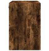 VidaXL Wandkast 80x42,5x64 cm bewerkt hout gerookt eikenkleurig