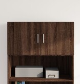 VidaXL Wandkast 80x42,5x40 cm bewerkt hout bruin eikenkleur
