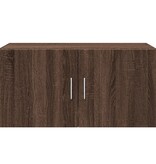 VidaXL Wandkast 80x42,5x40 cm bewerkt hout bruin eikenkleur