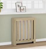 vidaXL Radiatorombouw 78x20x82 cm bewerkt hout sonoma eikenkleurig