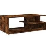 VidaXL Salontafel 102x55x35 cm bewerkt hout gerookt eikenkleurig