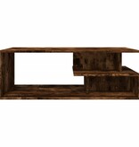 VidaXL Salontafel 102x55x35 cm bewerkt hout gerookt eikenkleurig