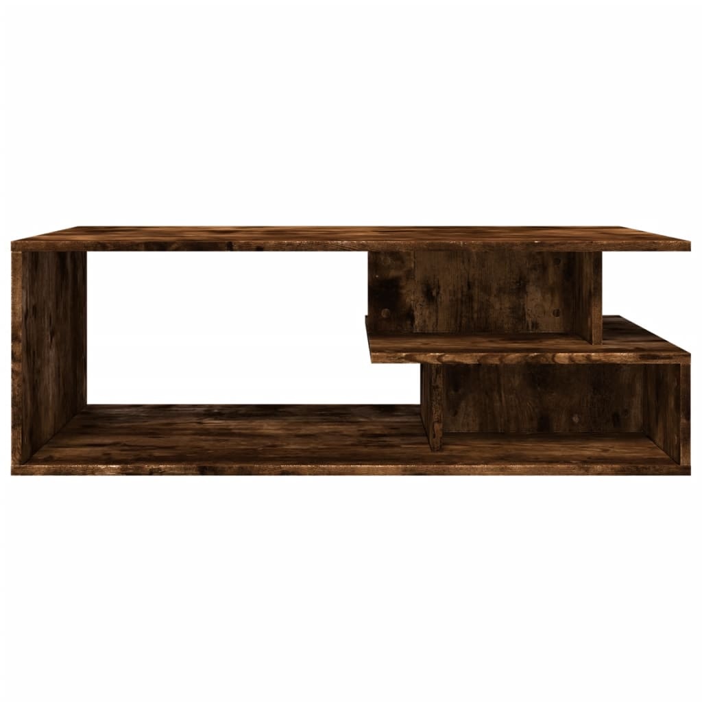 VidaXL Salontafel 102x55x35 cm bewerkt hout gerookt eikenkleurig