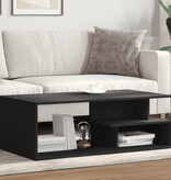 VidaXL Salontafel 102x55x35 cm bewerkt hout zwart