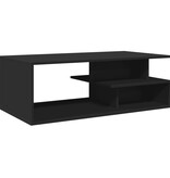 VidaXL Salontafel 102x55x35 cm bewerkt hout zwart