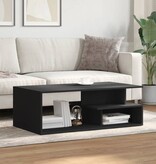 VidaXL Salontafel 102x55x35 cm bewerkt hout zwart
