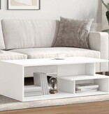 VidaXL Salontafel 102x55x35 cm bewerkt hout wit