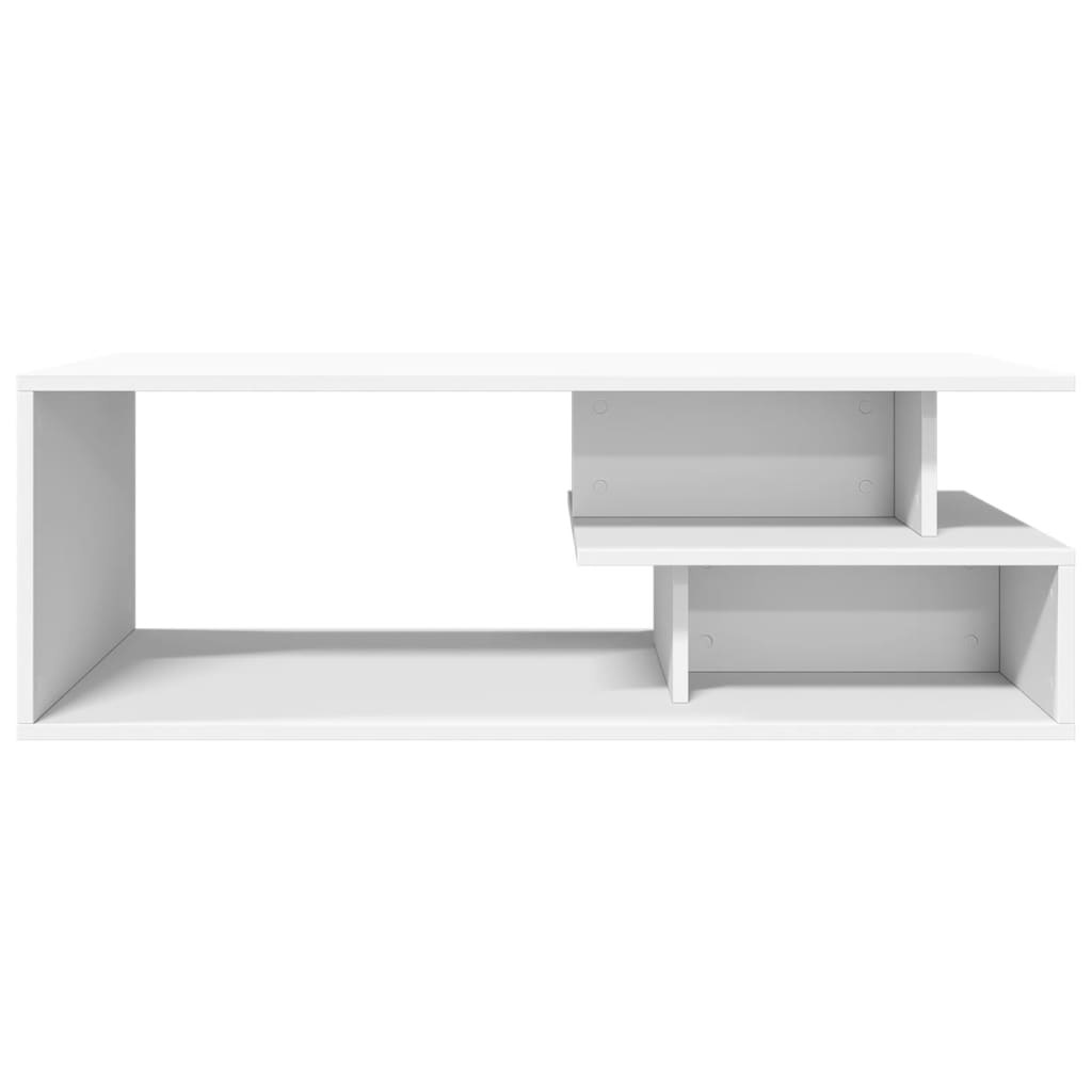 VidaXL Salontafel 102x55x35 cm bewerkt hout wit