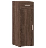 VidaXL Dressoir 30x42,5x93 cm bewerkt hout bruin eikenkleur