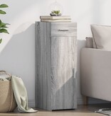 VidaXL Dressoir 30x42,5x93 cm bewerkt hout grijs sonoma eikenkleurig