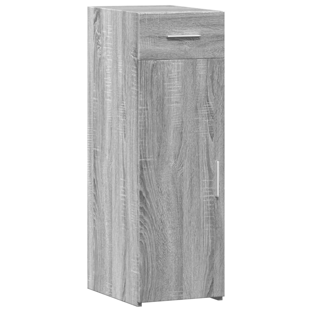 VidaXL Dressoir 30x42,5x93 cm bewerkt hout grijs sonoma eikenkleurig
