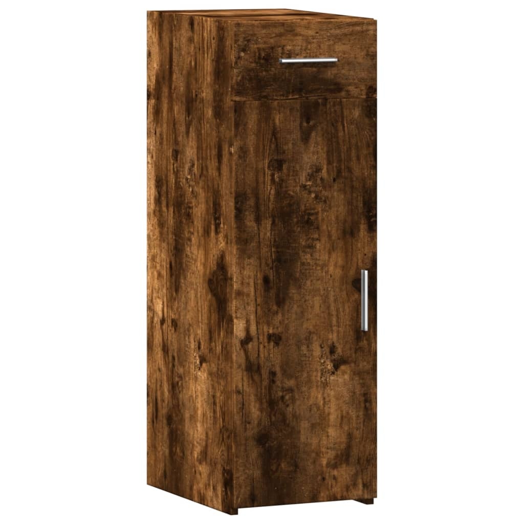 VidaXL Dressoir 30x42,5x93 cm bewerkt hout gerookt eikenkleurig