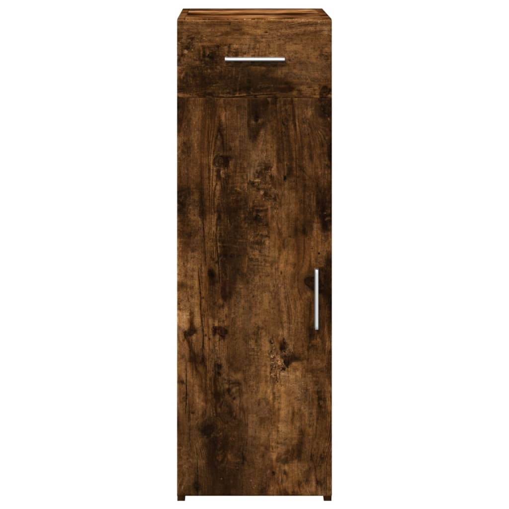 VidaXL Dressoir 30x42,5x93 cm bewerkt hout gerookt eikenkleurig