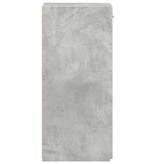 VidaXL Dressoir 30x42,5x93 cm bewerkt hout betongrijs