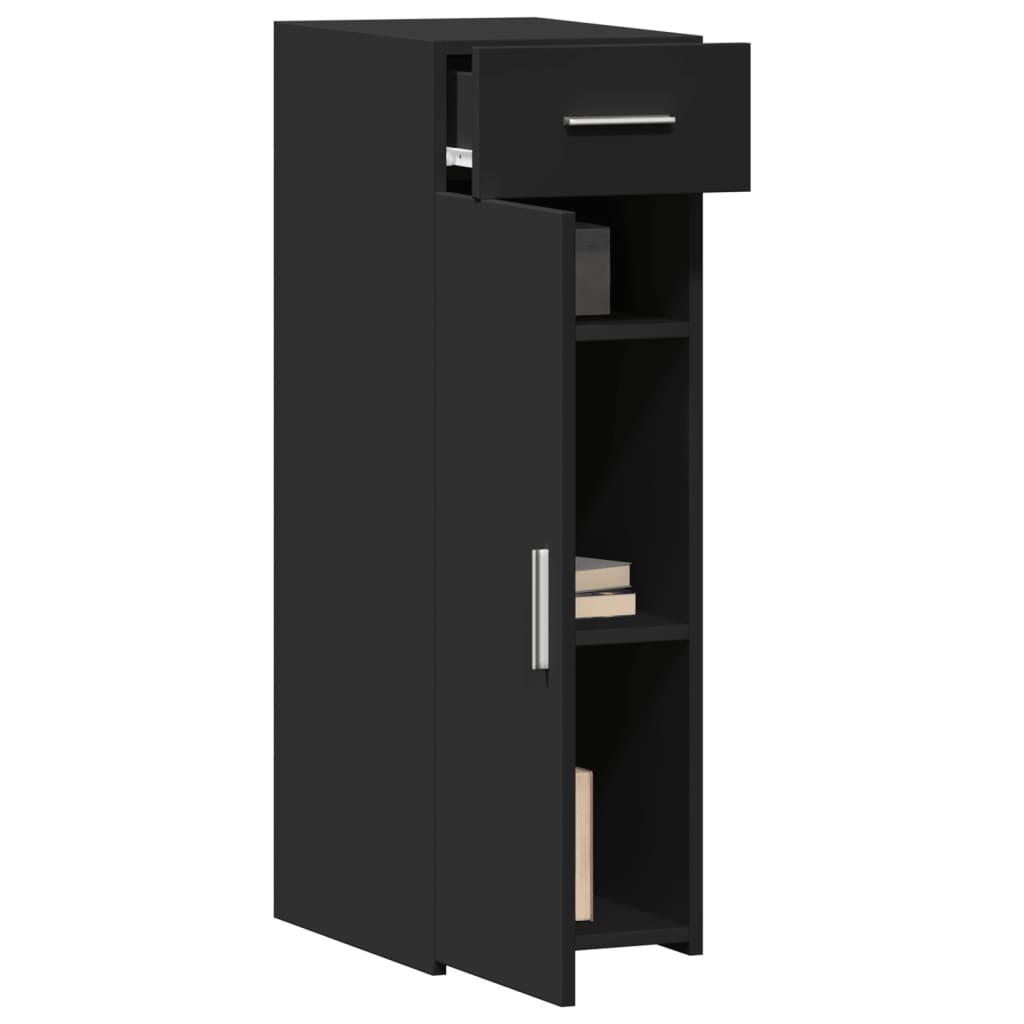 VidaXL Dressoir 30x42,5x93 cm bewerkt hout zwart