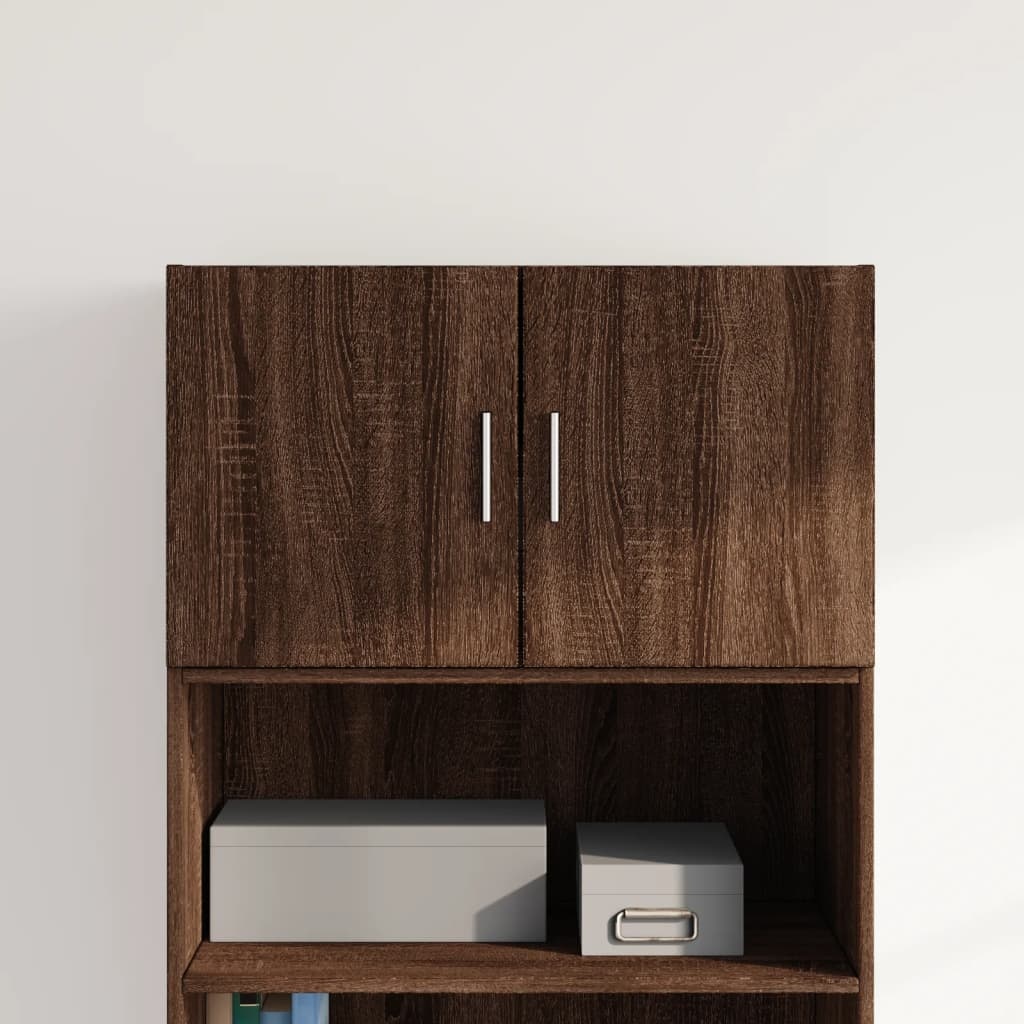 VidaXL Wandkast 70x42,5x40 cm bewerkt hout bruin eikenkleur