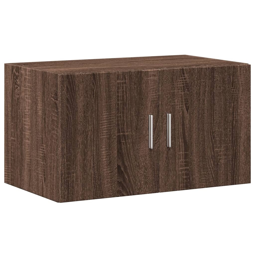 VidaXL Wandkast 70x42,5x40 cm bewerkt hout bruin eikenkleur