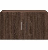 VidaXL Wandkast 70x42,5x40 cm bewerkt hout bruin eikenkleur