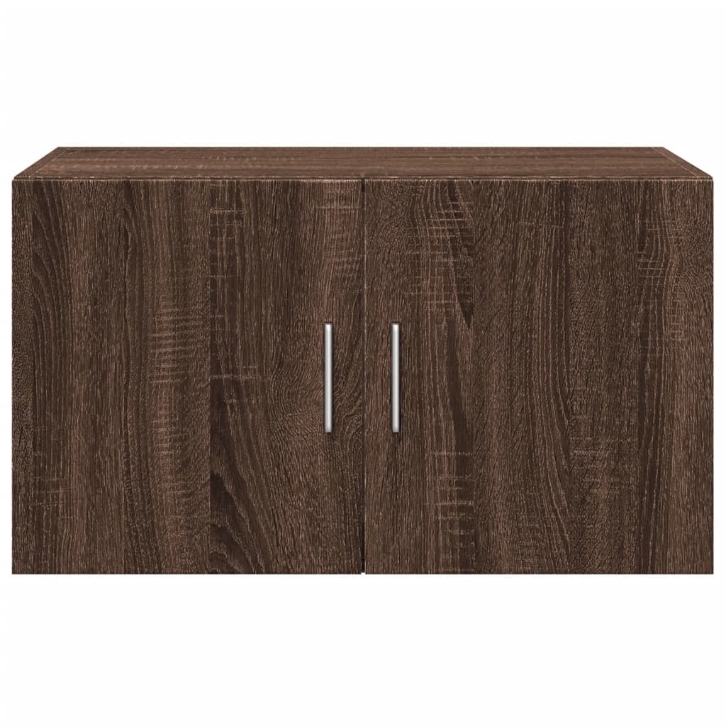 VidaXL Wandkast 70x42,5x40 cm bewerkt hout bruin eikenkleur