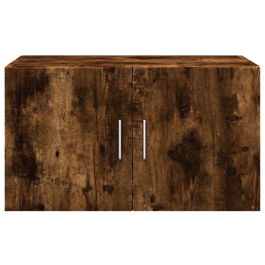 VidaXL Wandkast 70x42,5x40 cm bewerkt hout gerookt eikenkleurig