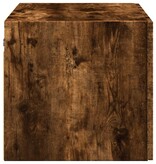 VidaXL Wandkast 70x42,5x40 cm bewerkt hout gerookt eikenkleurig