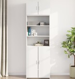VidaXL Wandkast 70x42,5x40 cm bewerkt hout wit